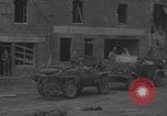 Image of ruined Notre-Dame de Cenilly and Periers WW2 Normandy France, 1944, second 28 stock footage video 65675079416