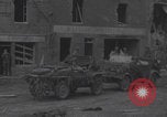 Image of ruined Notre-Dame de Cenilly and Periers WW2 Normandy France, 1944, second 29 stock footage video 65675079416