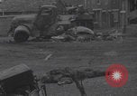 Image of ruined Notre-Dame de Cenilly and Periers WW2 Normandy France, 1944, second 33 stock footage video 65675079416