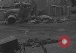Image of ruined Notre-Dame de Cenilly and Periers WW2 Normandy France, 1944, second 35 stock footage video 65675079416