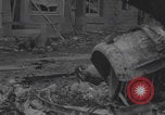 Image of ruined Notre-Dame de Cenilly and Periers WW2 Normandy France, 1944, second 36 stock footage video 65675079416