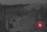 Image of ruined Notre-Dame de Cenilly and Periers WW2 Normandy France, 1944, second 40 stock footage video 65675079416