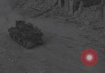 Image of ruined Notre-Dame de Cenilly and Periers WW2 Normandy France, 1944, second 48 stock footage video 65675079416