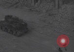 Image of ruined Notre-Dame de Cenilly and Periers WW2 Normandy France, 1944, second 49 stock footage video 65675079416