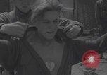 Image of German prisoners searched Periers France, 1944, second 11 stock footage video 65675079417