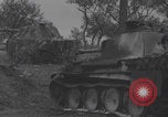 Image of wrecked German tanks Normandy Dompaire France, 1944, second 3 stock footage video 65675079420