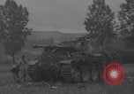Image of wrecked German tanks Normandy Dompaire France, 1944, second 11 stock footage video 65675079420