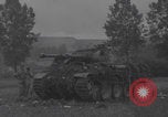 Image of wrecked German tanks Normandy Dompaire France, 1944, second 13 stock footage video 65675079420