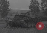 Image of wrecked German tanks Normandy Dompaire France, 1944, second 14 stock footage video 65675079420