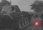 Image of wrecked German tanks Normandy Dompaire France, 1944, second 18 stock footage video 65675079420