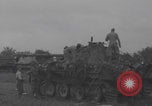Image of wrecked German tanks Normandy Dompaire France, 1944, second 20 stock footage video 65675079420