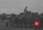 Image of wrecked German tanks Normandy Dompaire France, 1944, second 23 stock footage video 65675079420