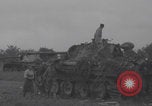 Image of wrecked German tanks Normandy Dompaire France, 1944, second 24 stock footage video 65675079420