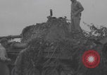 Image of wrecked German tanks Normandy Dompaire France, 1944, second 26 stock footage video 65675079420