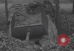 Image of wrecked German tanks Normandy Dompaire France, 1944, second 43 stock footage video 65675079420