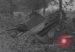 Image of wrecked German tanks Normandy Dompaire France, 1944, second 47 stock footage video 65675079420