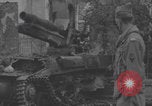 Image of wrecked German tanks Normandy Dompaire France, 1944, second 60 stock footage video 65675079420