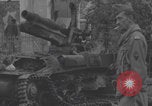 Image of wrecked German tanks Normandy Dompaire France, 1944, second 62 stock footage video 65675079420