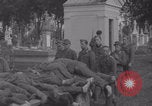 Image of German prisoners digging graves Normandy Dompaire France, 1944, second 36 stock footage video 65675079421