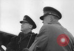 Image of Eisenhower meeting officers HMS Apollo D-Day WW2 Normandy France, 1944, second 10 stock footage video 65675079433