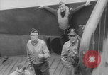 Image of Eisenhower meeting officers HMS Apollo D-Day WW2 Normandy France, 1944, second 15 stock footage video 65675079433