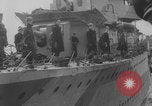Image of Eisenhower meeting officers HMS Apollo D-Day WW2 Normandy France, 1944, second 31 stock footage video 65675079433