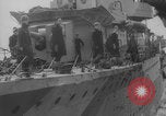 Image of Eisenhower meeting officers HMS Apollo D-Day WW2 Normandy France, 1944, second 32 stock footage video 65675079433