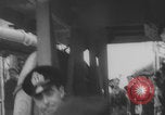 Image of Eisenhower meeting officers HMS Apollo D-Day WW2 Normandy France, 1944, second 38 stock footage video 65675079433
