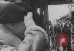 Image of Eisenhower meeting officers HMS Apollo D-Day WW2 Normandy France, 1944, second 39 stock footage video 65675079433