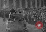 Image of Italians cheer arrival Allied forces Rome Rome Italy, 1944, second 10 stock footage video 65675079436