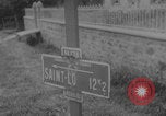 Image of German infantry and tanks near Saint-Lo France Saint-Lo France, 1944, second 35 stock footage video 65675079441