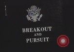Image of United States troops hedgerow warfare Normandy France, 1944, second 47 stock footage video 65675079444