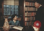 Immagine di Casa Italiana library students reading United States USA, 1957, secondo 25 filmato di repertorio 65675079455