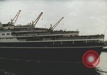 Image of Italian passengers Cristoforo Colombo New York City USA, 1957, second 31 stock footage video 65675079459