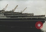 Image of Italian passengers Cristoforo Colombo New York City USA, 1957, second 32 stock footage video 65675079459