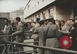 Image of Italian passengers Cristoforo Colombo New York City USA, 1957, second 45 stock footage video 65675079459
