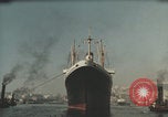 Image of Italian passengers Cristoforo Colombo New York City USA, 1957, second 53 stock footage video 65675079459