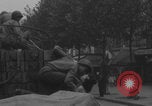 Image of US soldier kisses women girls Paris France, 1944, second 3 stock footage video 65675079491