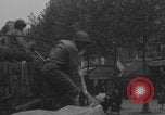 Image of US soldier kisses women girls Paris France, 1944, second 5 stock footage video 65675079491