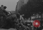 Image of US soldier kisses women girls Paris France, 1944, second 30 stock footage video 65675079491