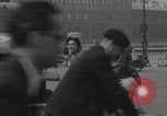 Image of US soldier kisses women girls Paris France, 1944, second 35 stock footage video 65675079491