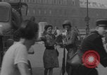 Image of US soldier kisses women girls Paris France, 1944, second 37 stock footage video 65675079491