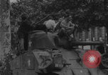 Image of French women and soldiers socialize Paris France, 1944, second 3 stock footage video 65675079494