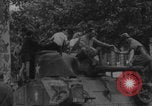Image of French women and soldiers socialize Paris France, 1944, second 5 stock footage video 65675079494