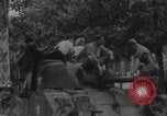 Image of French women and soldiers socialize Paris France, 1944, second 6 stock footage video 65675079494