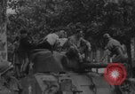 Image of French women and soldiers socialize Paris France, 1944, second 7 stock footage video 65675079494