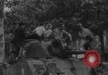 Image of French women and soldiers socialize Paris France, 1944, second 8 stock footage video 65675079494