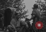 Image of French women and soldiers socialize Paris France, 1944, second 17 stock footage video 65675079494