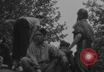 Image of French women and soldiers socialize Paris France, 1944, second 18 stock footage video 65675079494