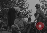 Image of French women and soldiers socialize Paris France, 1944, second 20 stock footage video 65675079494